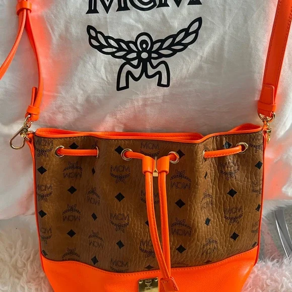 MCM leather medium Crossbody And Shoulder Bag
